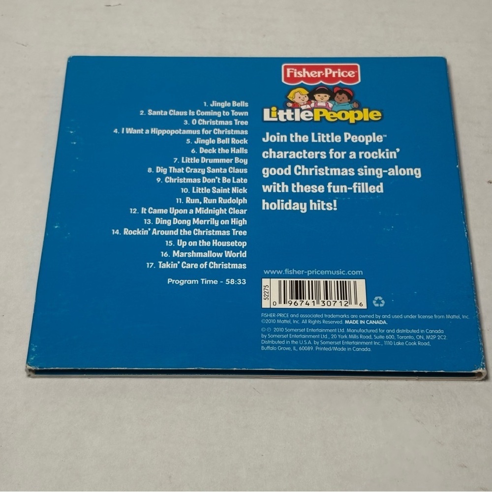 Fisher Price Little People 2010 Jingle Bell Rock Christmas CD - Picture 4 of 4